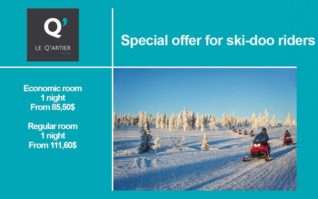 Special offer for ski-doo riders